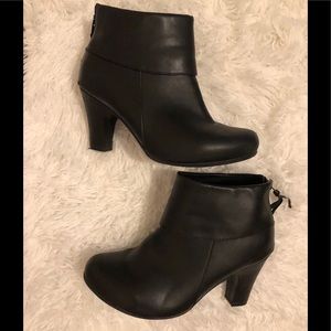 Black booties by Sole Sensibility